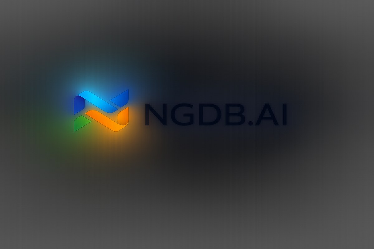 The NGDB.AI logo — an interconnected symbol formed by continuous, flowing paths